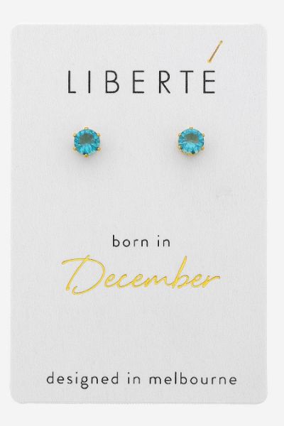 Picture of DECEMBER ZIRCON CRYSTAL STUD