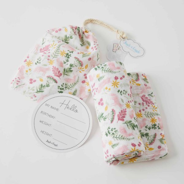 Picture of MUSLIN WRAP EARTH SPIRIT & ARRIVAL CARD