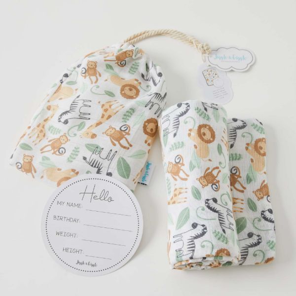 Picture of MUSLIN WRAP SAFARI & ARRIVAL CARD