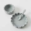Picture of HENNY SILICONE 3PC MEAL SET STEELE
