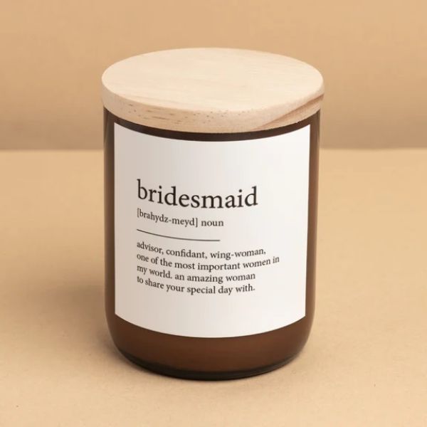Picture of BRIDESMAID COMMONFOLK DICTIONARY MEANING CANDLE