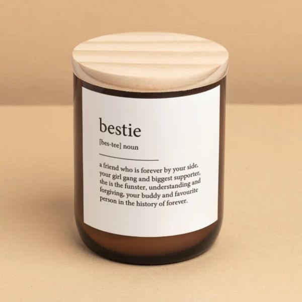 Picture of BESTIE COMMONFOLK DICTIONARY MEANING CANDLE