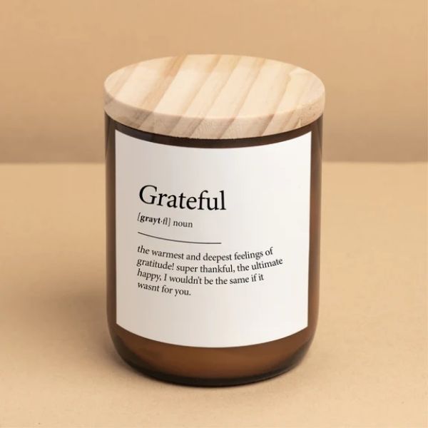 Picture of GRATEFUL COMMONFOLK DICTIONARY MEANING CANDLE